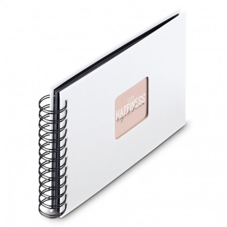 Hama Fine Art Spiral valge 24x17 50 musta lehte 9845