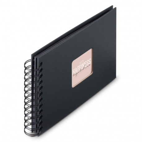 Hama Fine Art Spiral NewBlack 24x17 50 musta lehte 9833