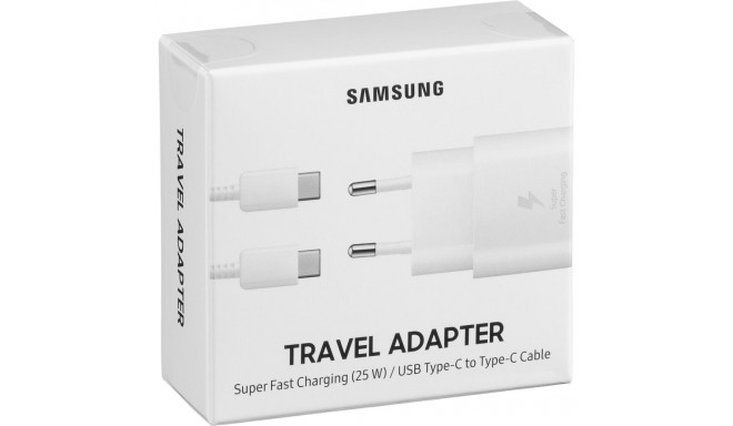 Samsung Quick Charger USB-C 25W 1 m valge
