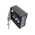 Darkflash DK431 Mesh computer case (black) + 4 ARGB fans