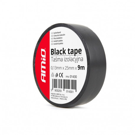 Must teip 0,13 mm x 25mm x 9m