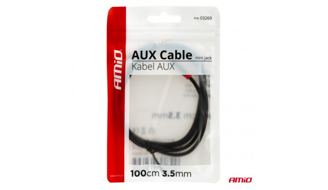 AUX juhe 3,5mm 1m