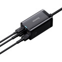 Baseus GaN3 Pro fast charger GaN 2 x USB Type C / 2 x USB 65W PD, QC4.0+, AFC, PPS + cable USB Type 