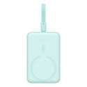 Baseus Magnetic Mini MagSafe 10000mAh 20W powerbank with built-in Lightning cable - blue + Baseus Si