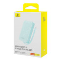 Baseus Magnetic Mini MagSafe 10000mAh 20W powerbank with built-in Lightning cable - blue + Baseus Si