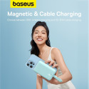 Baseus Magnetic Mini MagSafe 10000mAh 20W powerbank with built-in Lightning cable - blue + Baseus Si