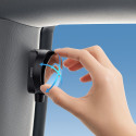 Baseus SafeRide Series rearview mirror with safety hammer - black Baseus SafeRide Series rearview mirror with safety hammer - black