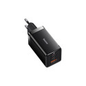 GaN 2xUSB C 1xUSB 65W fast charger Baseus GaN5 Pro + USB C - USB C 100W cable - black