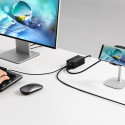 Baseus fast charger GaN5 Pro HUB HDMI 2 x USB-C / USB-A / HDMI 4K 30Hz 1.5m black + USB-C cable - US