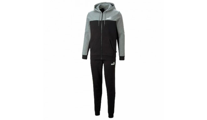 Täiskasvanute spordiülikond Puma Essentials+ Colorblock Suit FL Mehed
