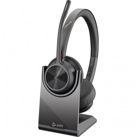 HP Poly Voyager 4320-M Microsoft Teams Certified Headset +BT700 dongle +Charging Stand