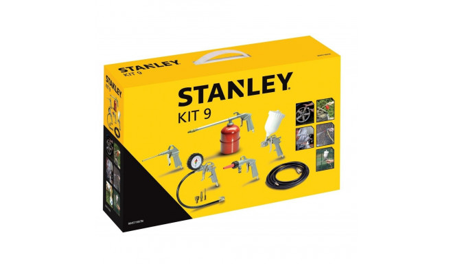 STANLEY PNEUMATIC TOOL SET 9 pcs.