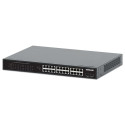 Intellinet 24-portine gigabit ethernet PoE+ lüliti 2 SFP pordiga, IEEE 802.3at/af ühilduv, PoE võims