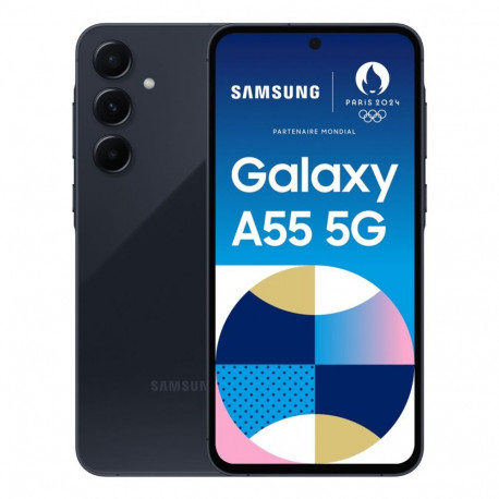 Samsung Galaxy A55 5G 16.8 cm (6.6") Hybrid Dual SIM USB Type-C 8 GB 128 GB 5000 mAh Navy