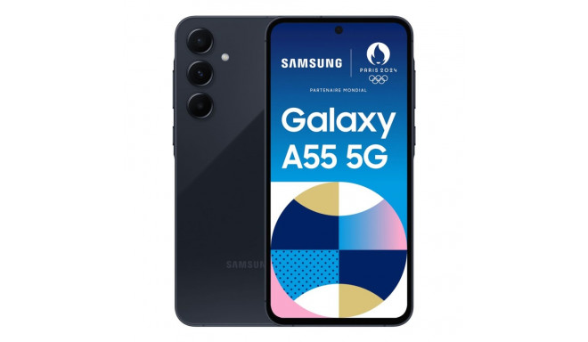 Samsung Galaxy A55 5G 16,8 cm (6,6") hübriid Dual SIM USB Type-C 8 GB 128 GB 5000 mAh tumesinine