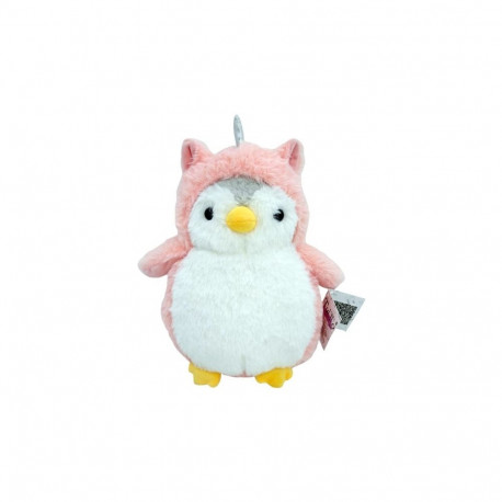 Maskotka pingwin romek różowy 20 cm