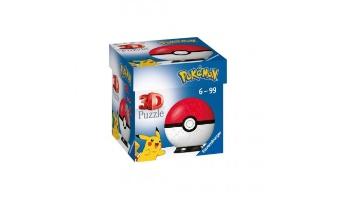 3D pusle 54 elementi, punane pokemon