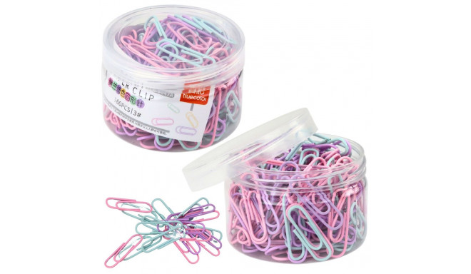 värvilised paberi klambrid 160 tk komplekt karbis