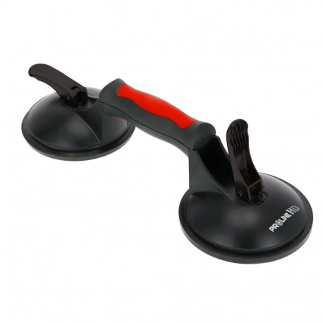 Imikinnitus klaasile, alumiinium, 2x123mm, max.120kg, proline hd