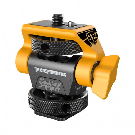 SmallRig 5519 Swivel and Tilt Adjustable Monitor Support with Cold Shoe（BumbleBee Edition）