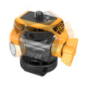 SmallRig 5519 Swivel and Tilt Adjustable Monitor Support with Cold Shoe（BumbleBee Edition）