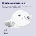 MOUSE USB OPTICAL WRL BAYO II/ERGO WHT 25398 TRUST