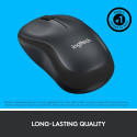 Logitech mouse M220 Wireless Silent, black (910-004878)