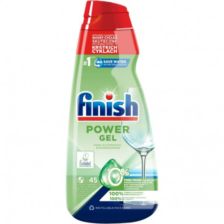Dishwasher gel FINISH All-in-One, Eco 0%, 900 ml