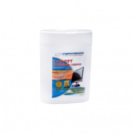 Esperanza ES106 LCD/TFT WET SCREEN CLEANING TISSUES 100pcs