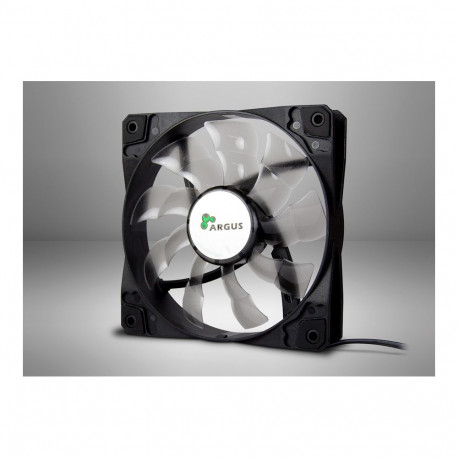 Argus L-12025 120x120x25mm (schwarz/transparent, 120 mm)