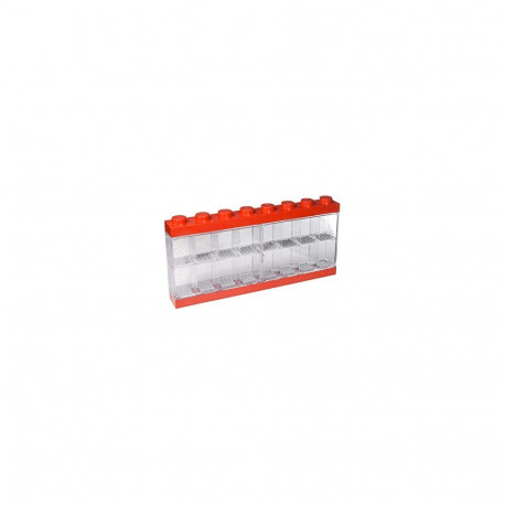 LEGO minifiguuride esitluskarp 16, punane