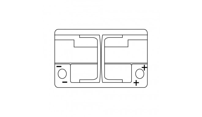 Exide AGM aku 72Ah 760A 278x175x190 -+