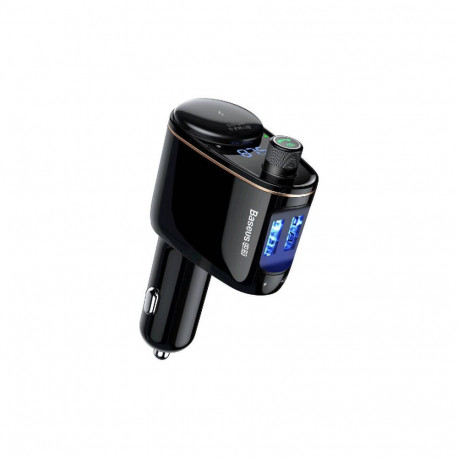 Baseus S-06 Bluetooth/USB car FM transmitter (Overseas Edition) - black