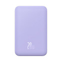 Baseus Magnetic Mini 20000 mAh 20W Powerbank - purple + USB-C / USB-C cable