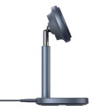 Baseus Orbit 2 Pro MagSafe Qi2 20W 2 in 1 Inductive Charger with Cooling - Gray