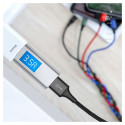 Baseus cable USB 4in1 2x Lightning / USB Type C / micro USB cable in nylon braid 3.5A 1.2m black (CA