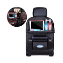 Car seat organizer seat protector seat cover shelf mini car table black