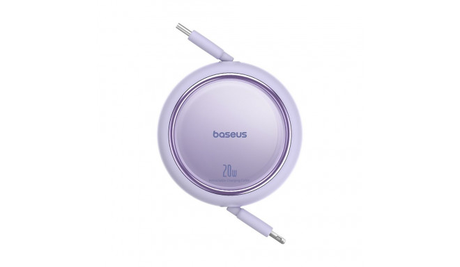 Baseus Free2Pull Cable Retractable USB-C / Lightning 20W 1m - Purple
