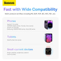 Baseus Comet Series powerbank with display 10000mAh 22.5W - purple + USB-A / USB-C cable