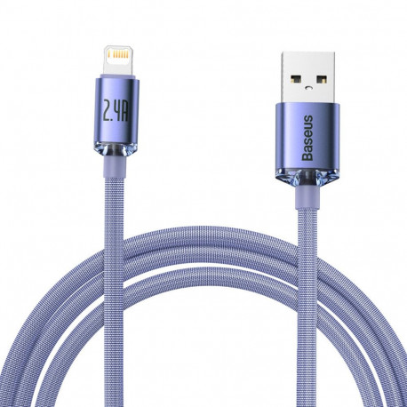Baseus Crystal Shine Series cable USB cable for fast charging and data transfer USB Type A - Lightni
