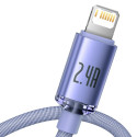 Baseus kaabel USB - Lightning Crystal Shine Series 2m, lilla