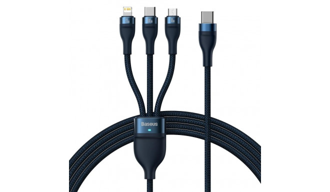 Baseus Flash Series II cable USB Type C / USB Type A - USB Type C / Lightning / micro USB 100 W 1.5 