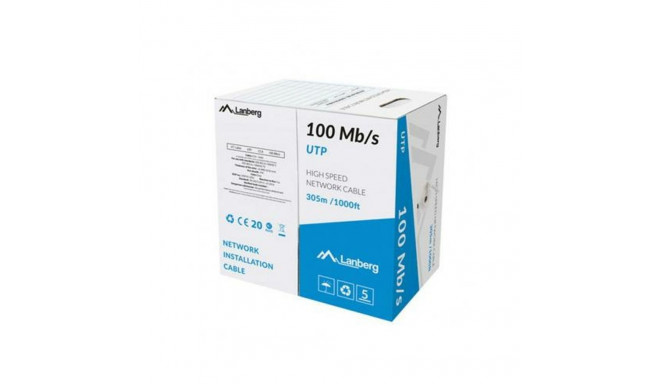 Võrgukaabel Lanberg LCU5-10CC-0305-S 305 m Hall Pool 10/100/1000 Mbps