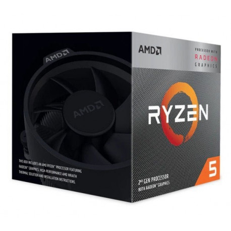 AMD Ryzen 5 3400G protsessor 3.7 GHz 4 MB L3 Box