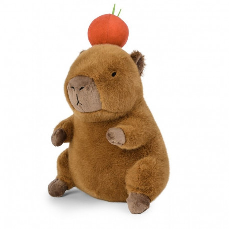 Maskotka kapibara z jabłkiem 25 cm