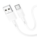HOCO X83 USB A to USB C 1m cable white