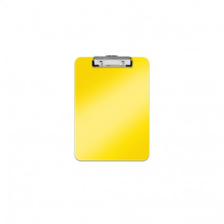 Kirjutusalus Leitz Wow, ülaservas surveklamber A4, plast, kollane