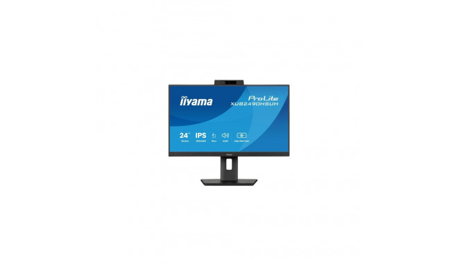 iiyama 24’’ IPS monitor with a built-in Windows Hello camera and microphone