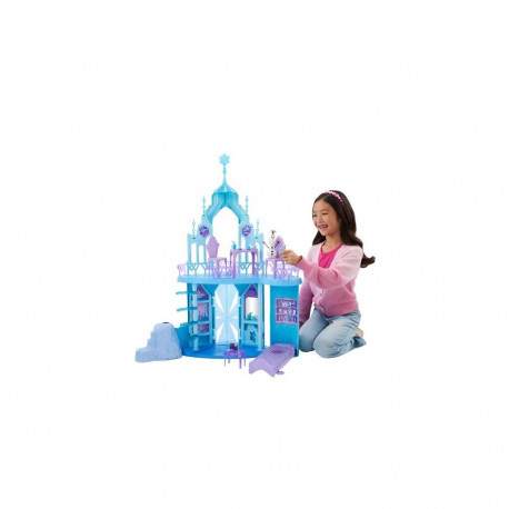 Disney Frozen Elsa’s Frozen Ice Palace Castle Playset with Olaf, 5 Play Areas & 21 Accessories