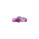 Hot Wheels RC Barbie Convertible, Battery-Powered Remote-Control Toy Car, Fits 2 Barbie Dolls